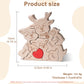 Personalized Wood Puzzles with Family Names Custom Wooden Animal Ornament for Home Decor Gifts for Mom Dad Grandparents Birthday Mother's Day