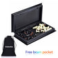 ColorGo Chess Set with Folding Magnetic Travel Games Board and 2 Extra Queens for Kids and Adults