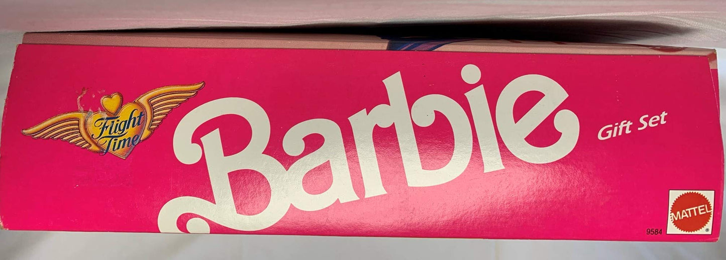 Barbie Doll Flight Time Gift Set 1989 New