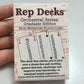 Rep Decks - Orchestral Series: Graduate Edition