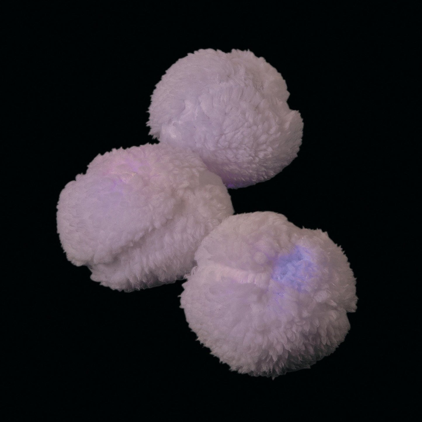 Fun Express Light-Up Plush Snowballs Set of 12 - Soft Safe and Fun for Kids - Ideal for Indoor Snowball Fights Winter-Themed Parties Holiday Events