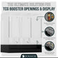 Dinavio Crafthouse 3-Slot Booster Pack Dispenser with Black Base - Fits 120 Booster Packs for Dispensing - Compatible with TCG Trading Card Boosters