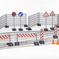 Bruder Construction Set: Railings Site Signs and Pylons