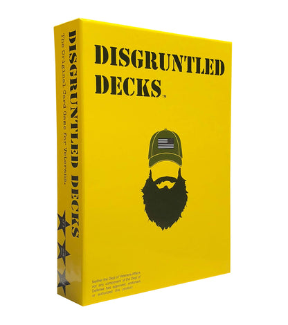 Disgruntled Decks - The Original Military Party Card Game for Veterans - Veteran-Themed Deck
