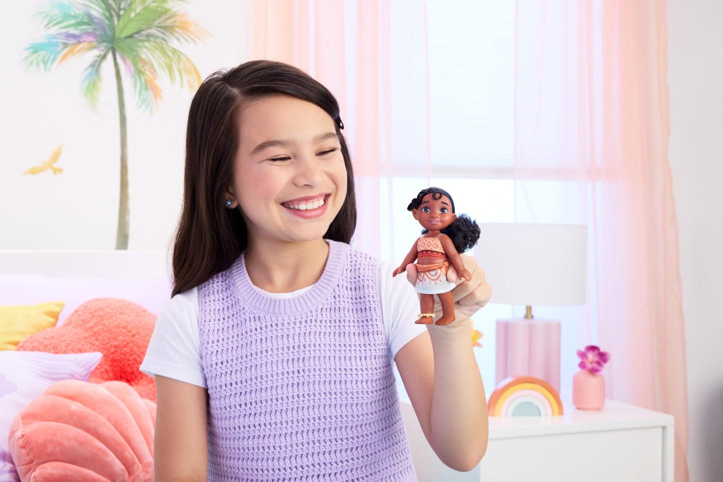 Mattel Disney Moana 2 Simea Fashion Doll with Anklet Accessory, 5 Moveable Joints & Removable Outfit, Toys Inspired by the Movie