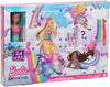 Barbie Dreamtopia Advent Calendar: Blonde Doll, 3 Fairytale Doll Fashions, 10 Accessories and 10 Storytelling Pieces Including 3 Pets, for 3 to 7