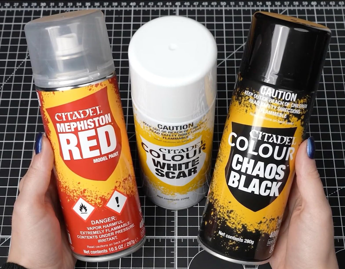 Citadel Chaos Model Spray Paint, Black, 10 Oz