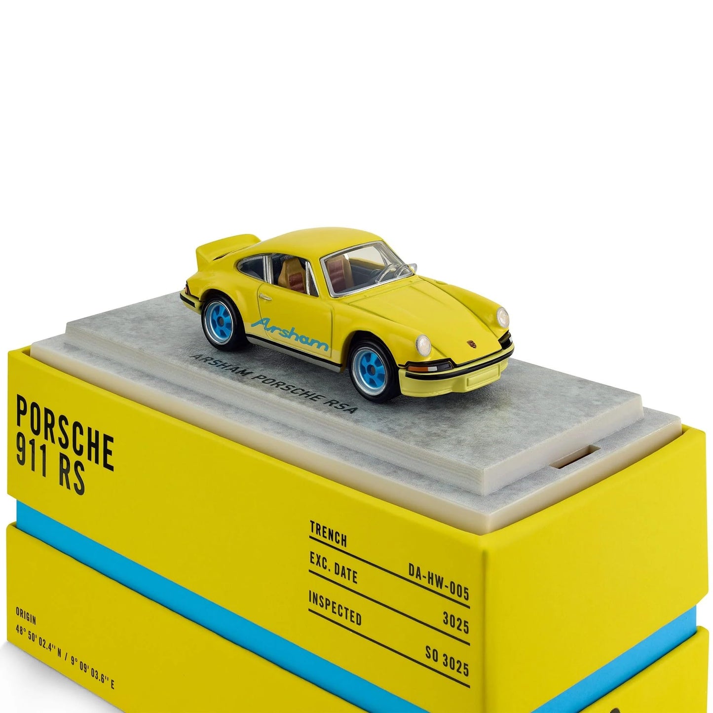 Hot Wheels x Daniel Arsham 1973 Porsche 911 RSA Yellow