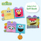Kids Preferred Sesame Street Soft Book Featuring Your Favorite Characters with Sensory Materials and Multiple Tabs to Keep Baby Engaged - 11 Inches