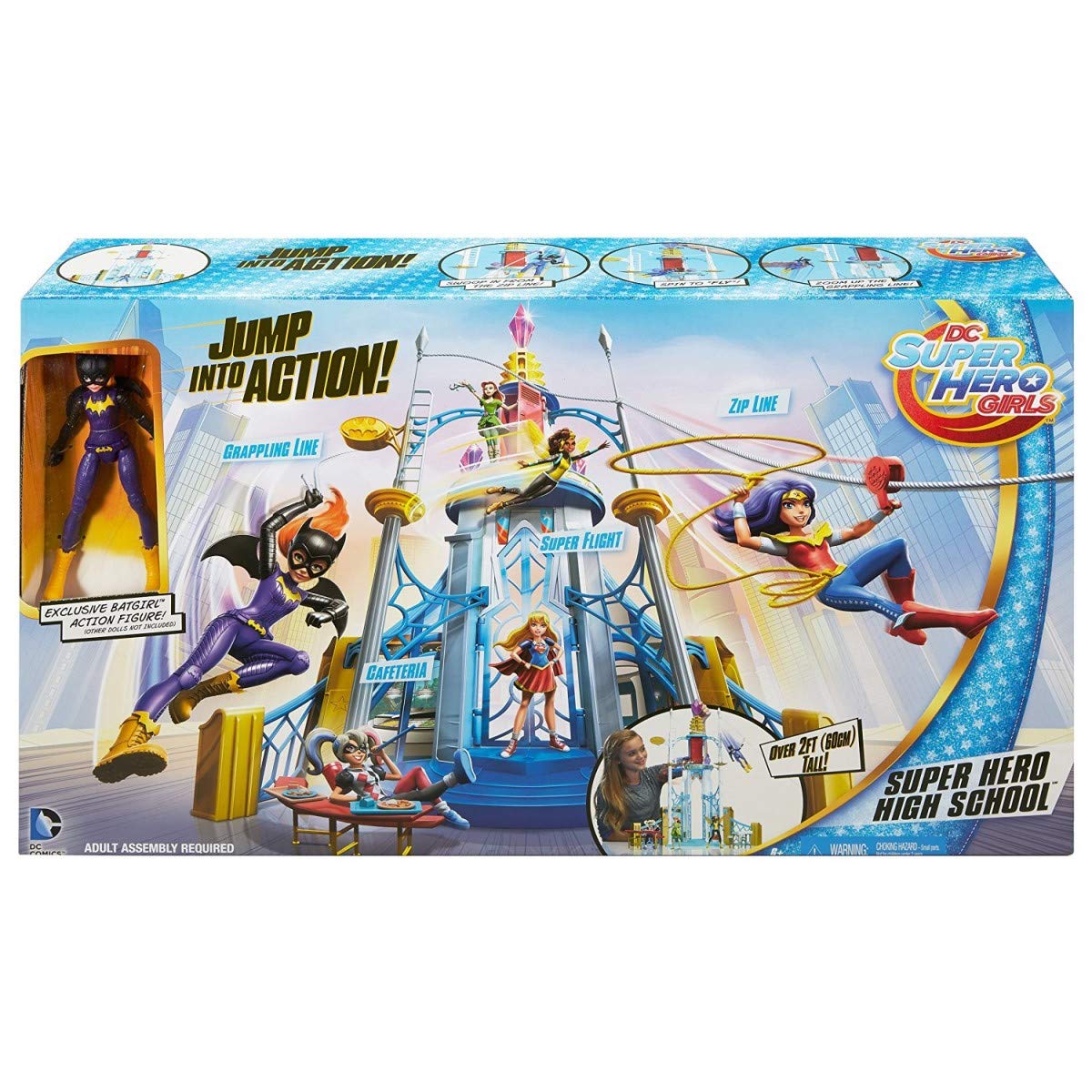 DC Super Hero Girls High Action Doll and Playset