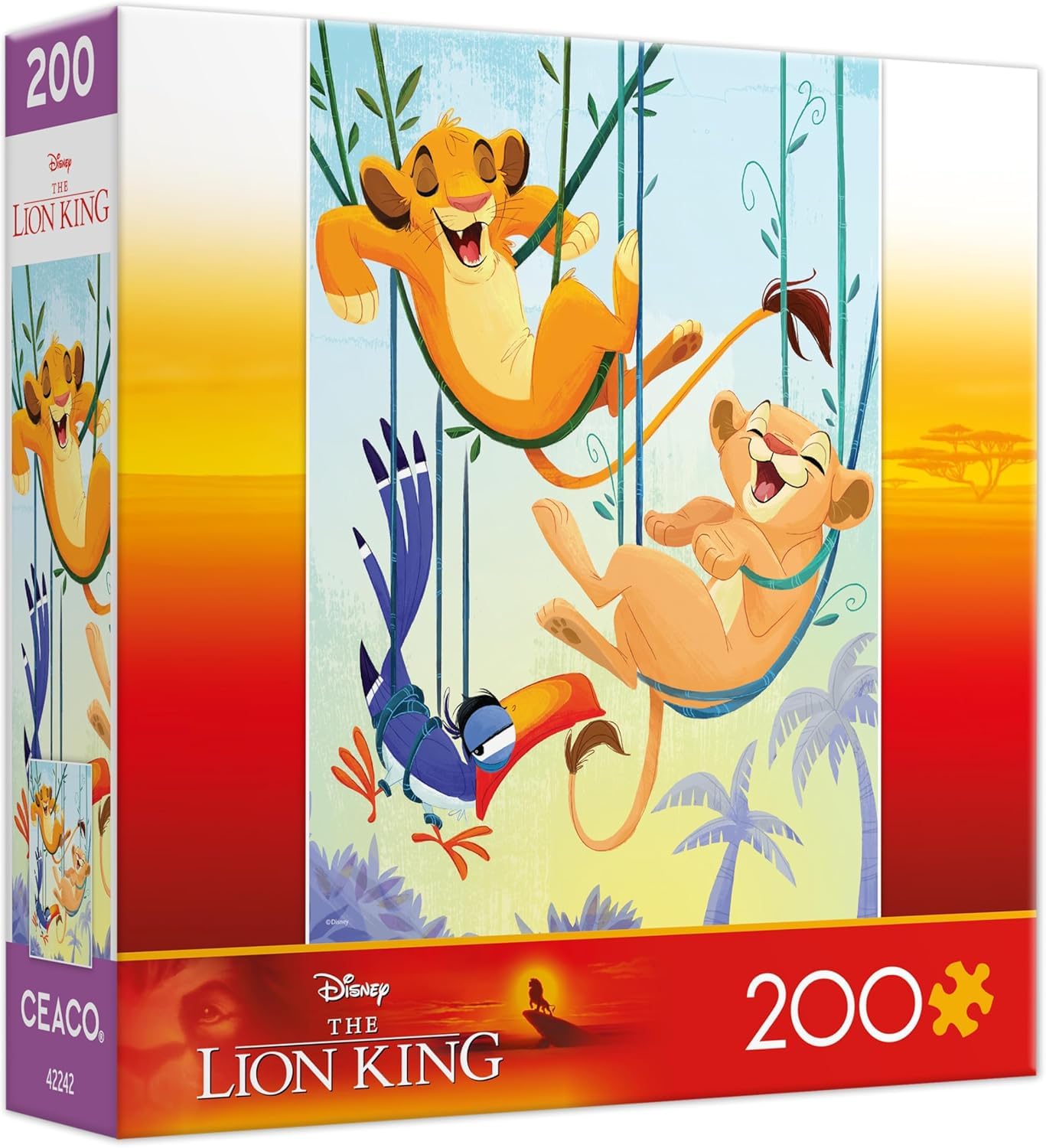 Ceaco - Disney The Lion King Best - 200 Piece Puzzle for Kids Ages 8-10