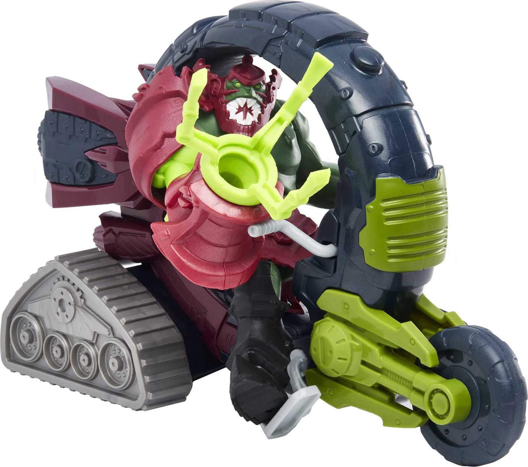 He-Man and The Masters of the Universe Trap Jaw & Vehicle Set, Vehicle with 5.5-in Action Figure & Accessory Inspired by MOTU Netflix Animated Series
