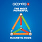 Geomag Magnetic Sticks and Balls Building Set, Magnet Toys for STEM, Creative, Educational Construction Play, Swiss-Made Innovation, Confetti 50 Piece