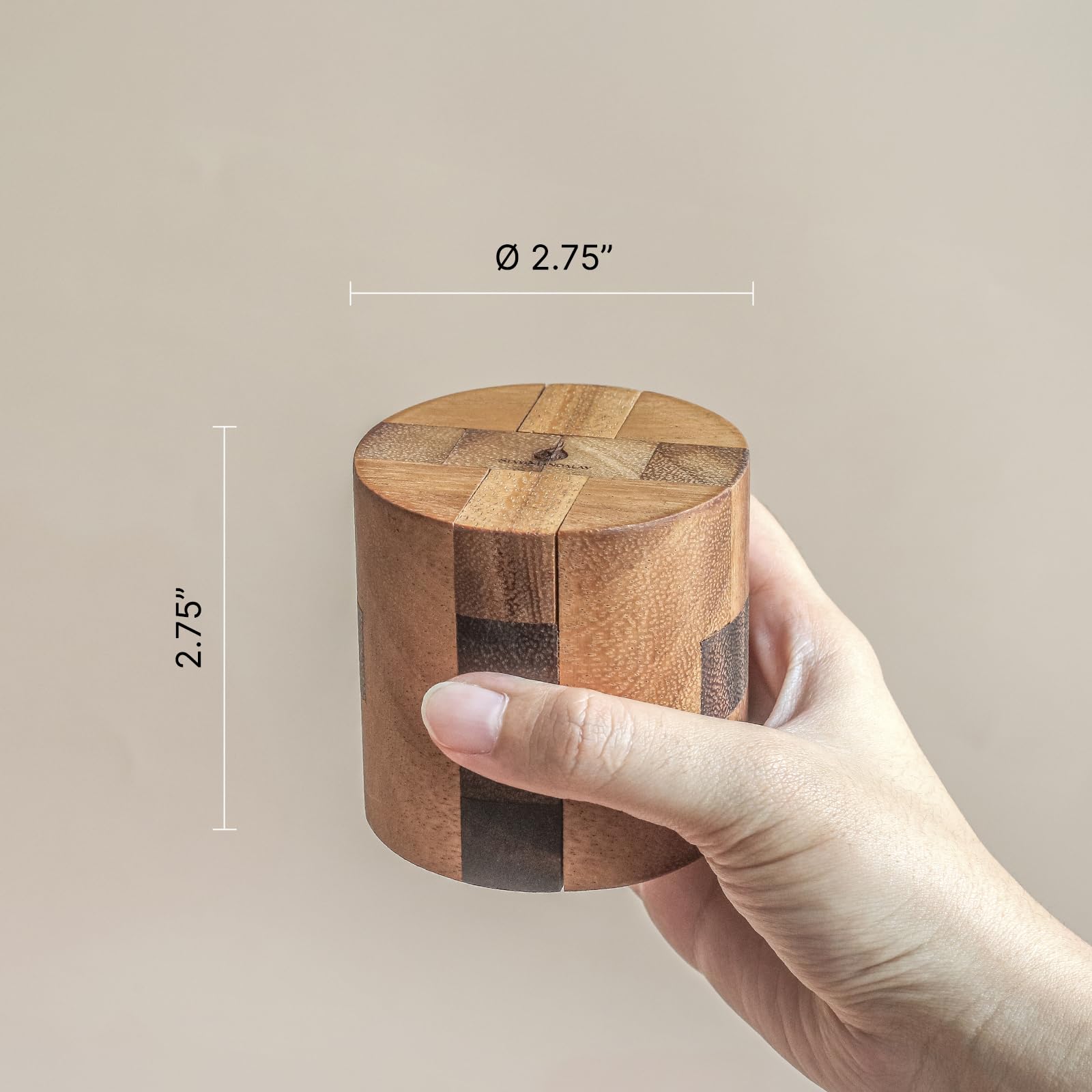 Powder Keg: 3D Wooden Puzzles Brain Teasers for Adults Interlocking Mechanical Handheld Mind Logic Puzzles Unique Gift for Christmas and Birthdays