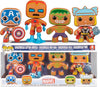 Gingerbread Captain America / Iron Man / Hulk / Thor Funko Pop! GITD Walmart