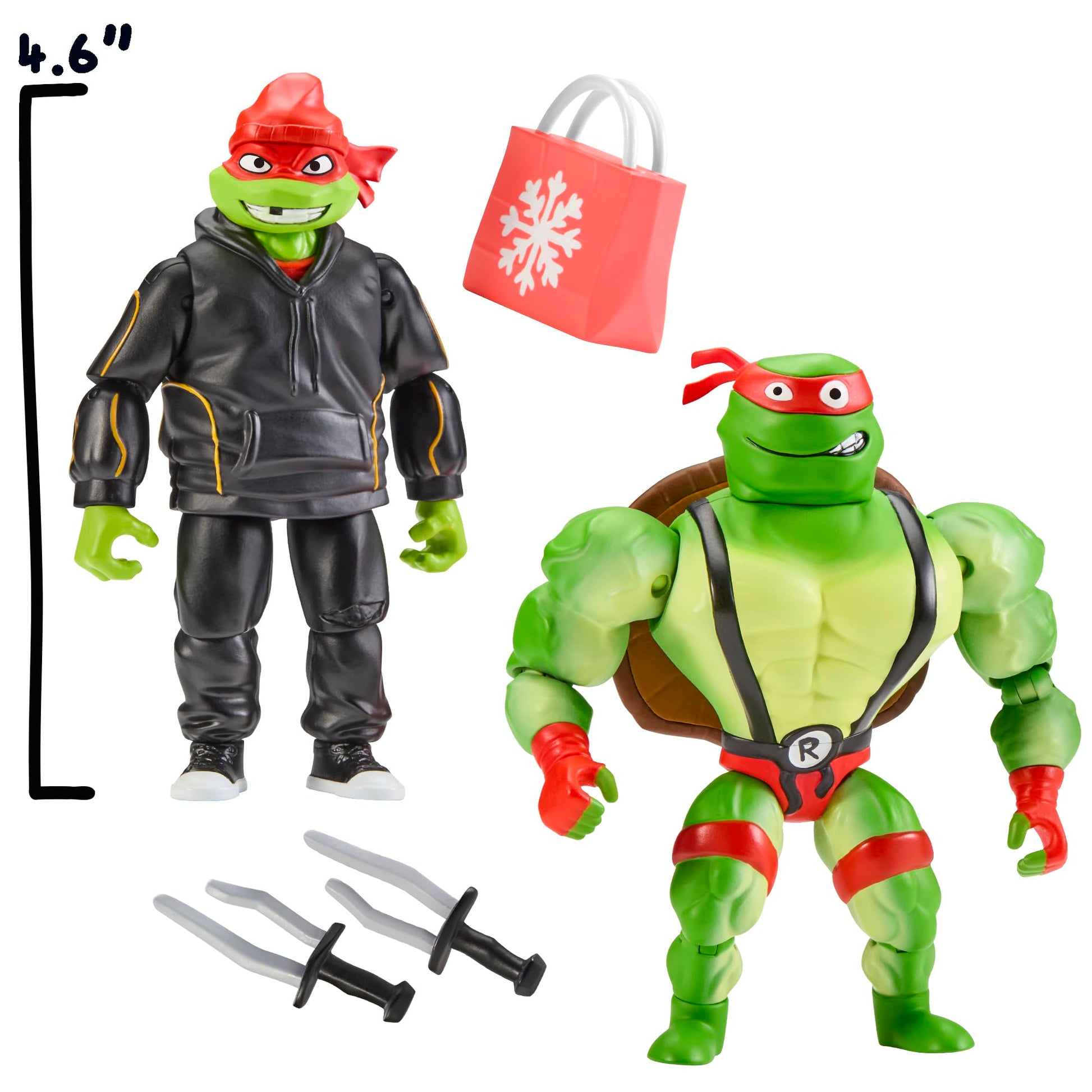 Teenage Mutant Ninja Turtles Raphael and Ralph Theatrical Short Figure 2-Pack by Playmates Toys