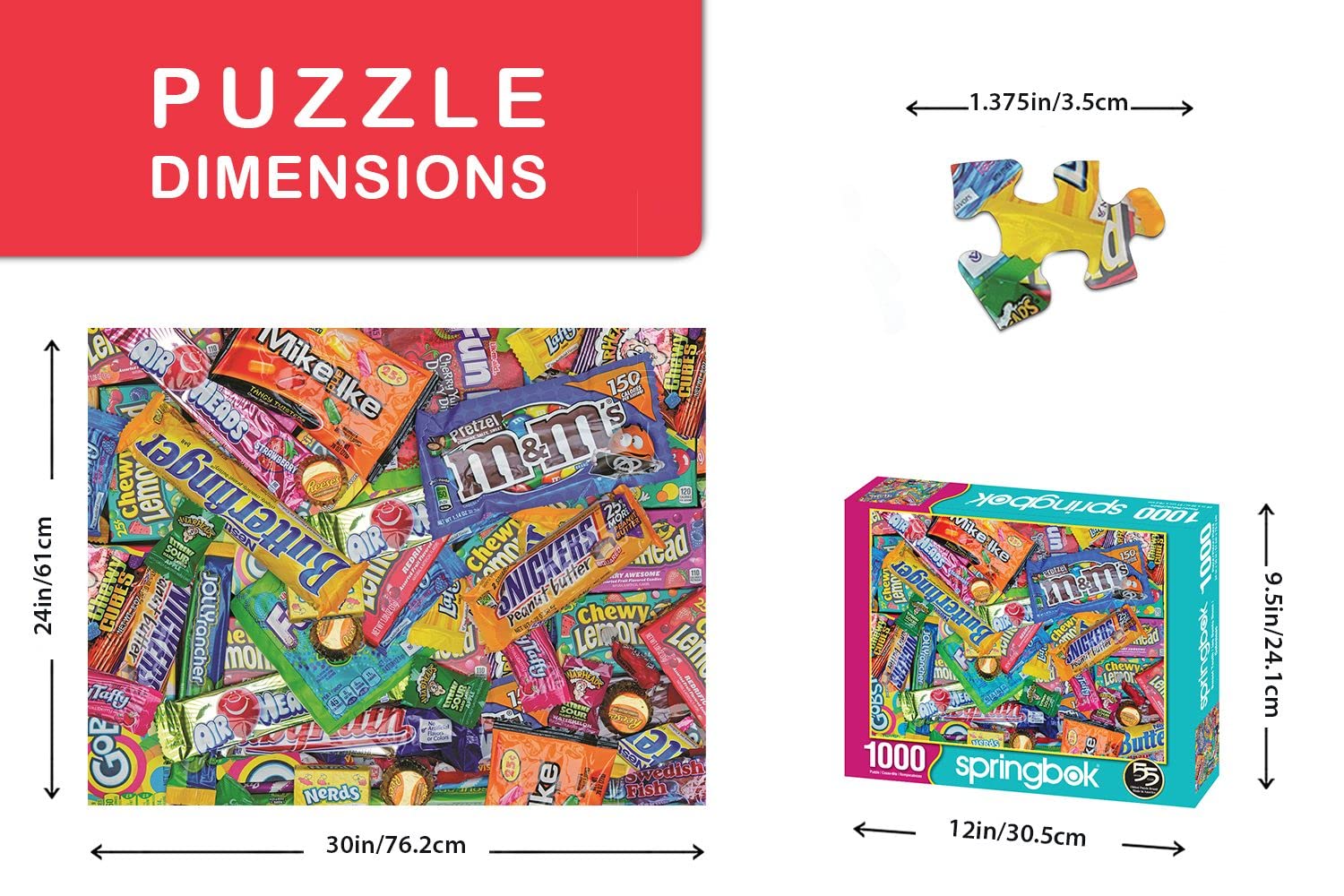 Springbok Sweet Tooth 1000 Piece Jigsaw Puzzle for Adults