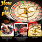 Bo-Toys Drinking Game Glass Roulette - Drinking Game Set (2 Balls and 16 Glasses) Casino Style Drinking Game