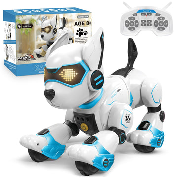 okk Robot Dog for Kids, Remote Control Dog and Touch Voice Interactive, Programmable Robot with lmitation Show, Sing Dance Electronic Pet, Smart