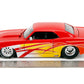 Jada Big Time Muscle 1:24 1969 Chevrolet Camaro Die-Cast Car, Toys for Kids and Adults(Red)
