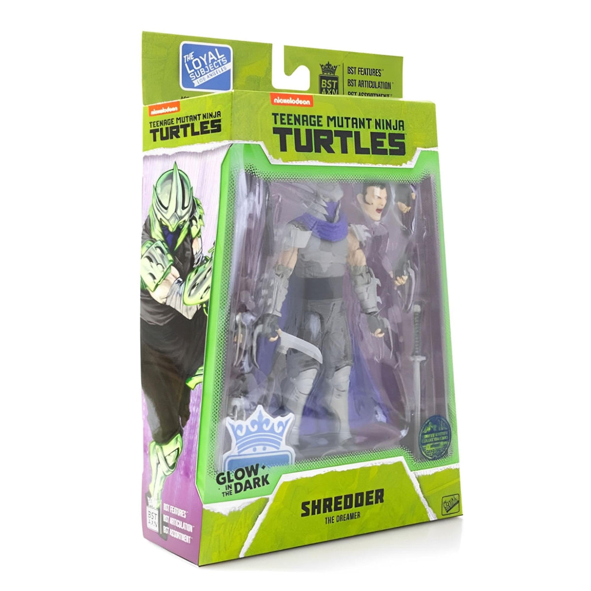 Teenage Mutant Ninja Turtles BST AXN| Exclusive GITD Shredder The Dreamer