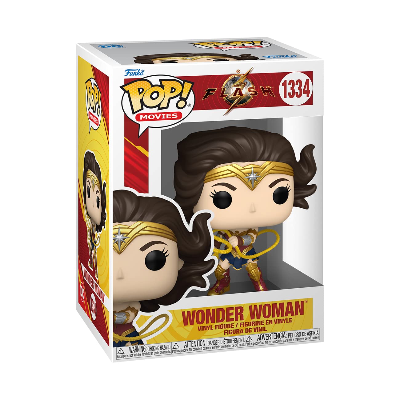 Funko POP! Movies: DC - The Flash - Wonder Woman - DC Comics - Collectable Vinyl Figure - Gift Idea - Official Merchandise - for Kids & Adults - Comic