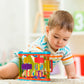 Lollipop Interactive Toddler Activity Triangle - Montessori Toys for Toddlers - Activity Cube for Play and Learning Educational Busy Cube with Shapes