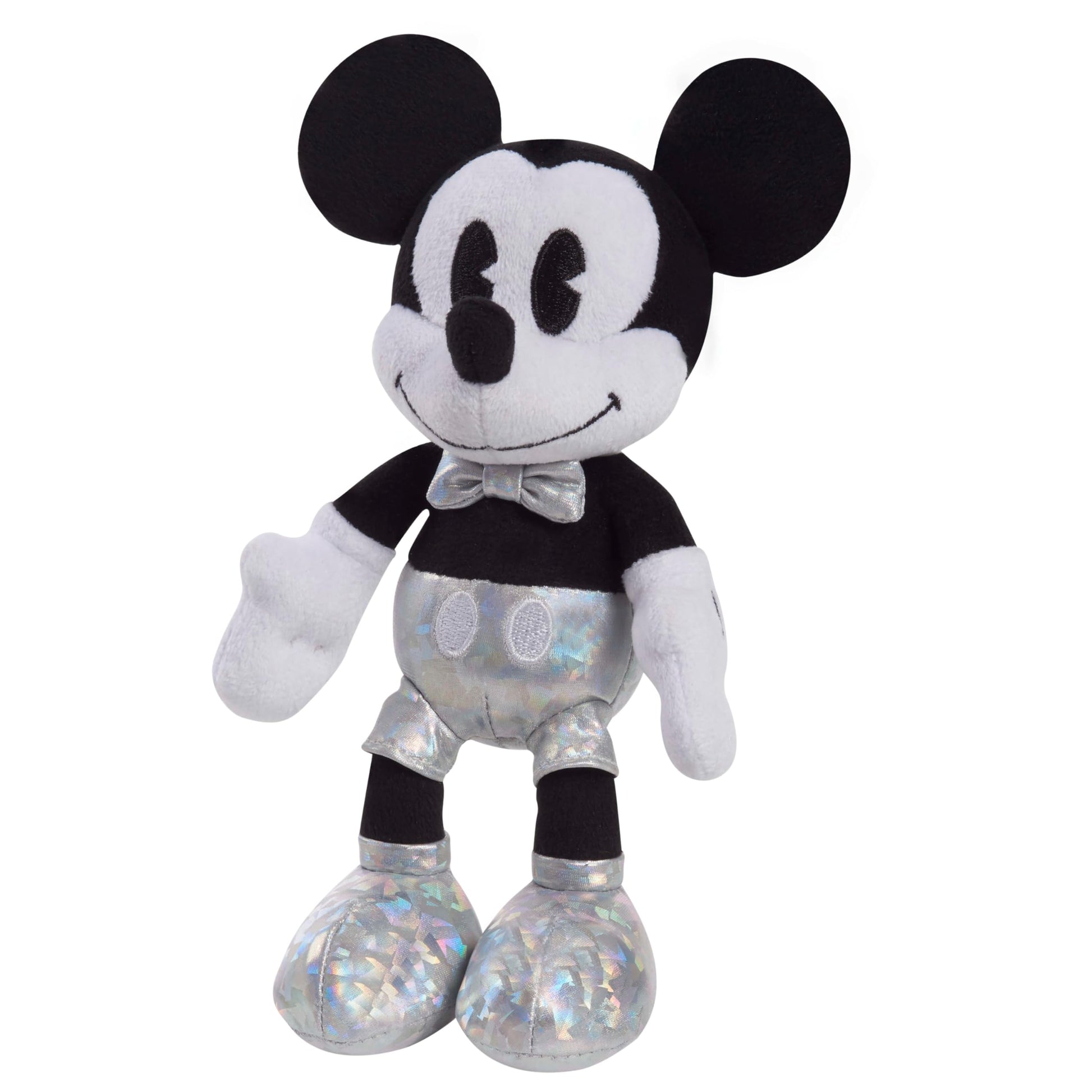 Disney100 Years of Wonder Mickey Mouse Small Plush Stuffed Animal, Kids Toys for Ages 2 Up by Just Play