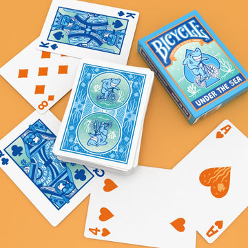 Bicycle Under the Sea Playing Cards - Cute Ocean Creatures and Ocean Snorkel Deck, Adorable Sea Life Theme for Kids & Adults, Fun Collectible Card Set