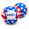 Game Master Swax Training Baseball Stars/Stripes 2-Pack for Kids 3"