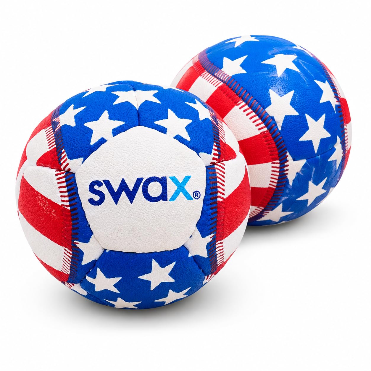 Game Master Swax Training Baseball Stars/Stripes 2-Pack for Kids 3"