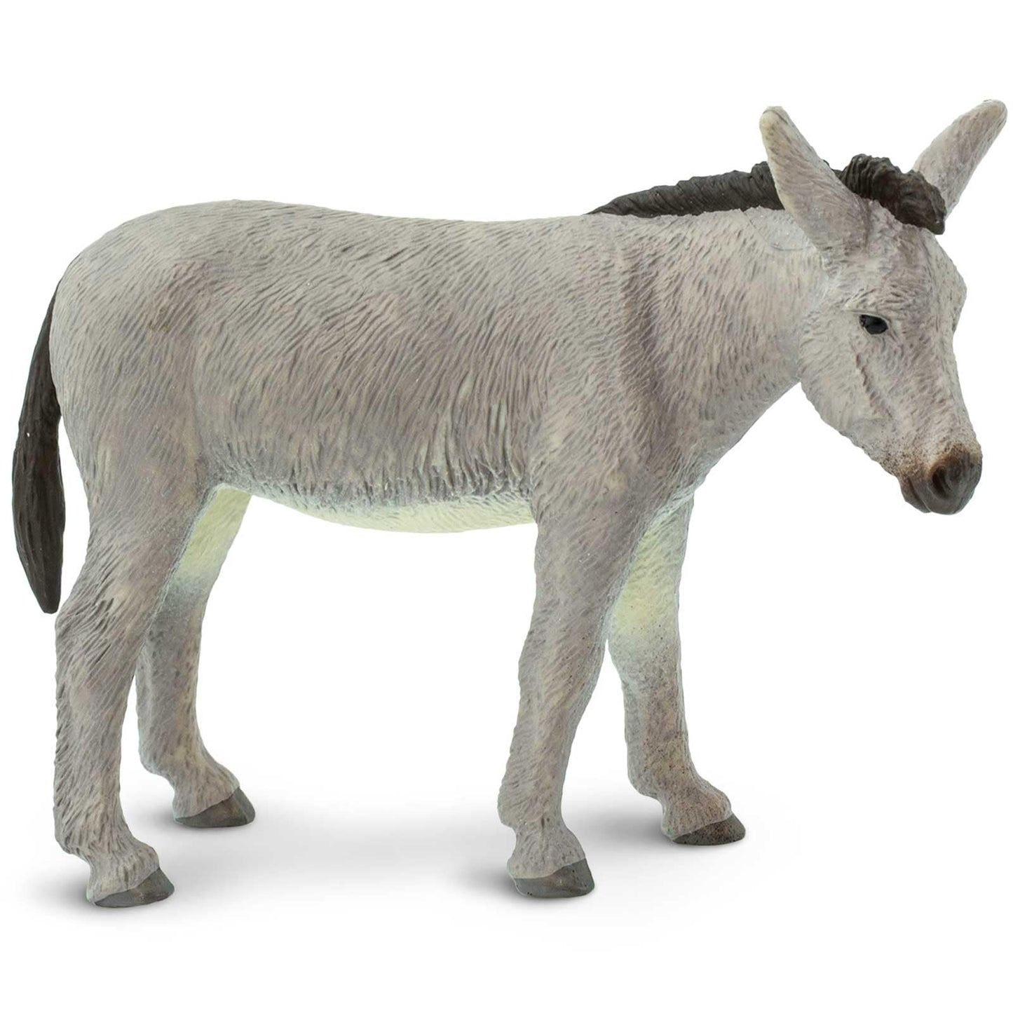 Safari Ltd. Donkey Figurine - Lifelike 4" Farm Animal Figure - Educational Toy for Boys, Girls, and Kids Ages 3+