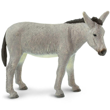 Safari Ltd. Donkey Figurine - Lifelike 4" Farm Animal Figure - Educational Toy for Boys, Girls, and Kids Ages 3+