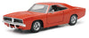 1969 Dodge Charger R/T Black Muscle Car Collection 1/25 Diecast Model Car by New Ray