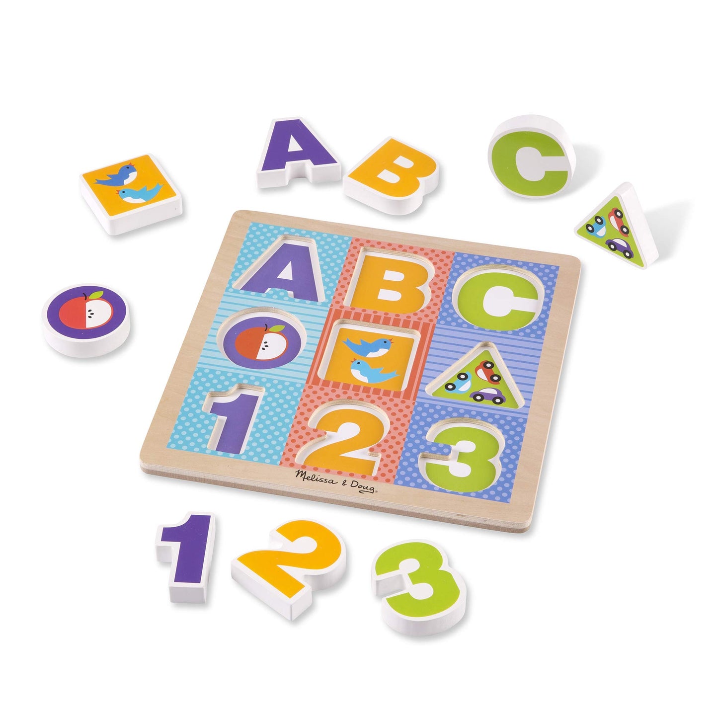 Melissa & Doug ABC - 123 Chunky Puzzle