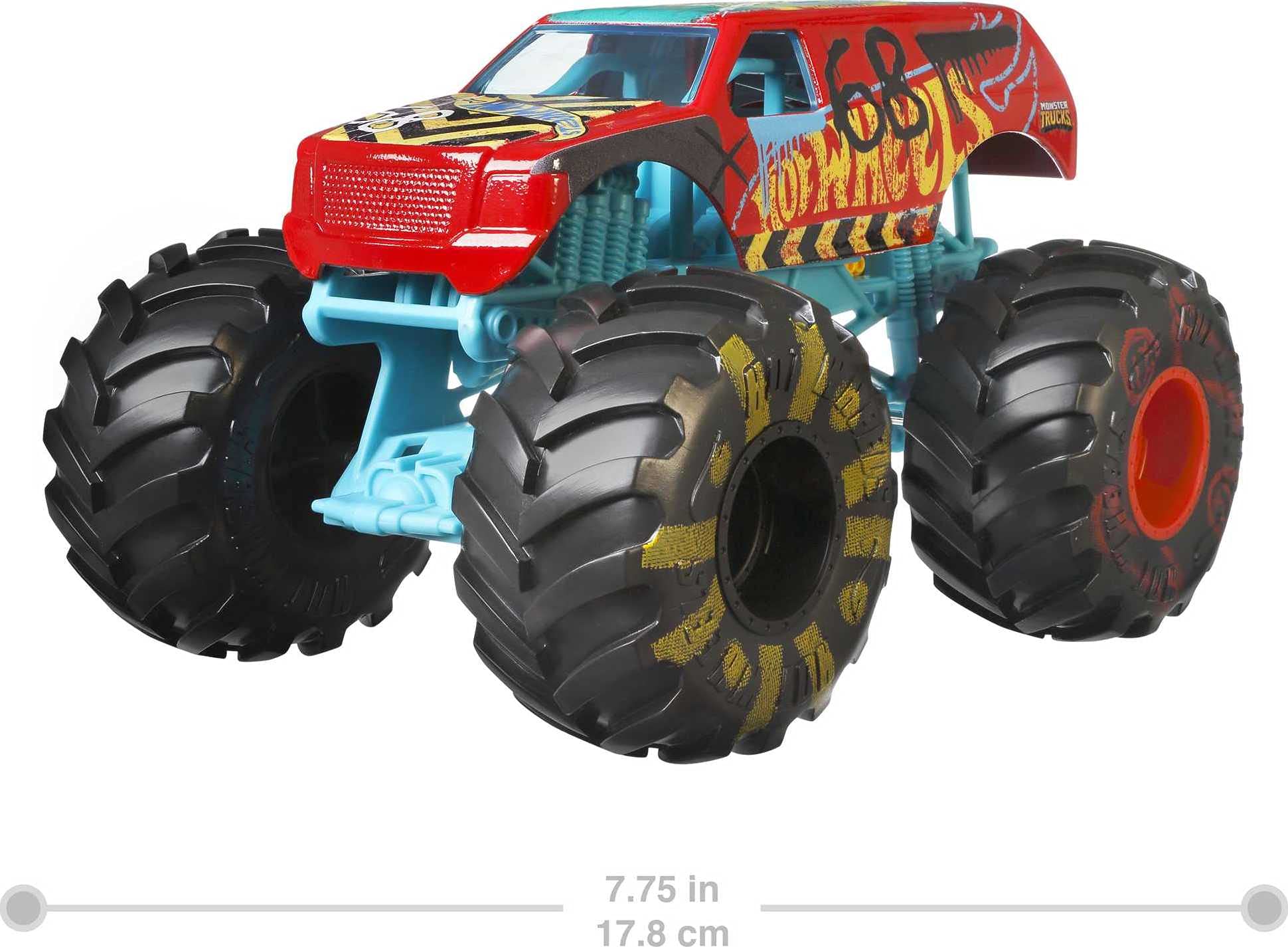 Hot Wheels Monster Trucks Demo Derby, 1:24 Scale Kids Age 3, 4, 5, 6, 7, & 8 Years Old Great Gift Toy Trucks Large Scales