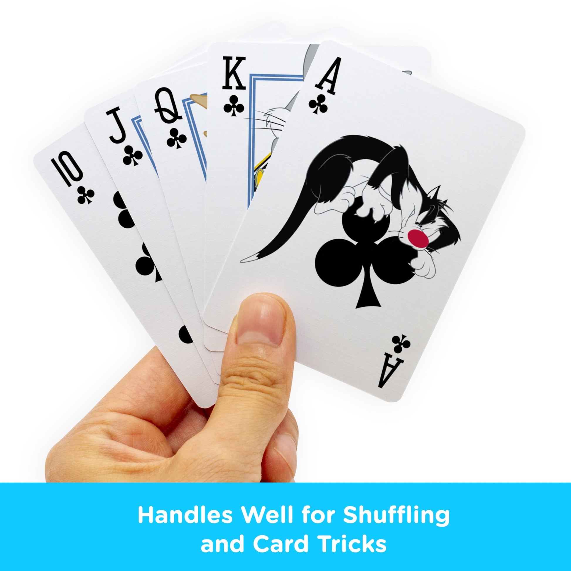 Aquarius Looney Tunes Playing Cards - Looney Tunes Themed Deck of Cards for Your Favorite Card Games - Officially Licensed Looney Tunes Merchandise