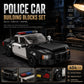 GoAssemb Police Car Building Blocks Set, MOC Creative City Vehicle Construction Kits, Ideal for Adult Builders, City Model Collectors and Display