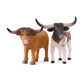 Terra by Battat - Farm Animal Toy Set with Realistic Holstein Cow, Bulls & Donkey Figurines - Educational Toddler Toys for Imaginative Play