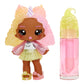 Yummiland Lip Gloss Doll - Nia Candy Fluff, with DIY Lip Gloss Kit, Ages 4+