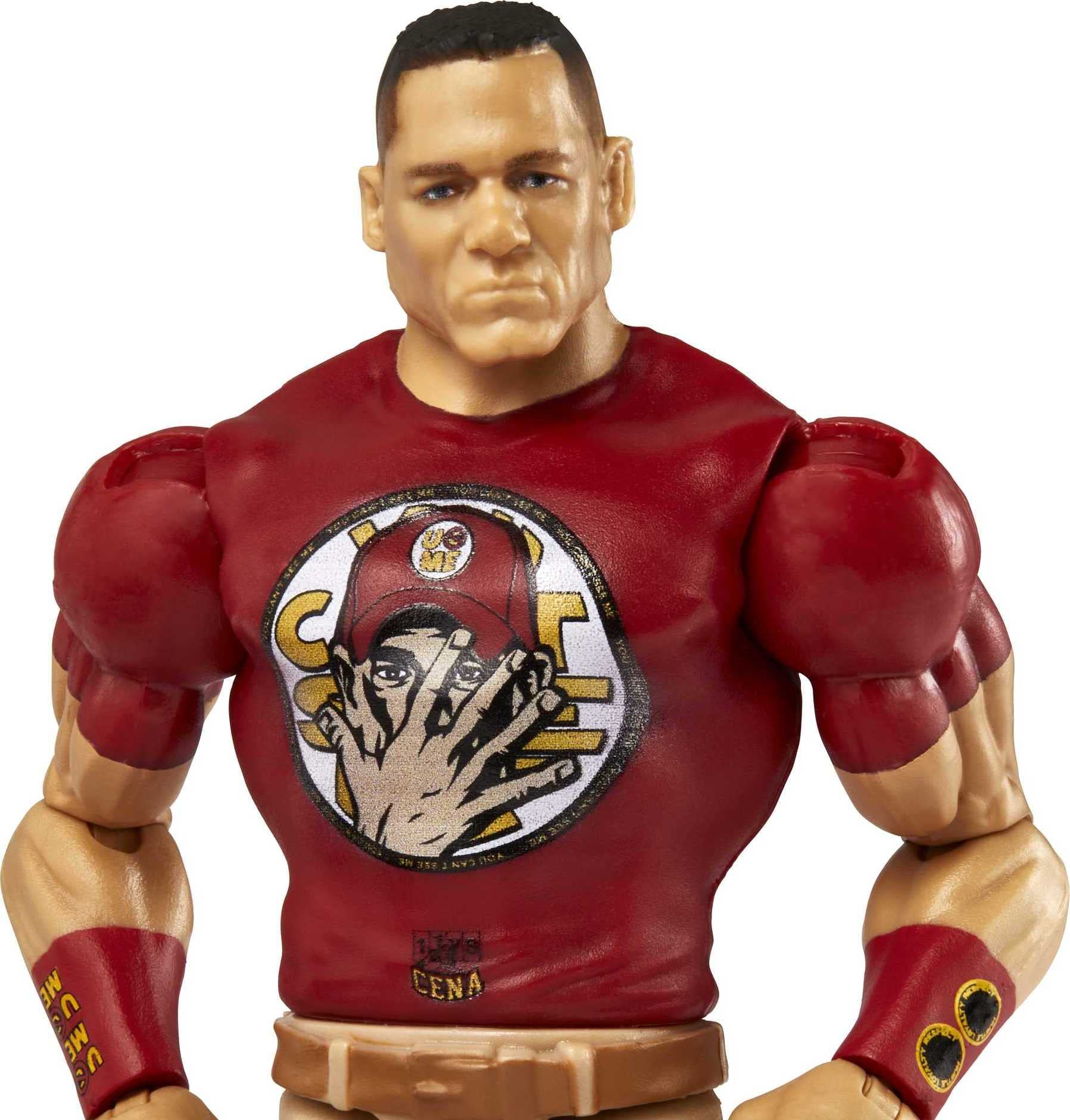 Mattel WWE John Cena Top Picks Action Figure, Collectible with 10 Points of Articulation & Life-like Detail, 6-inch