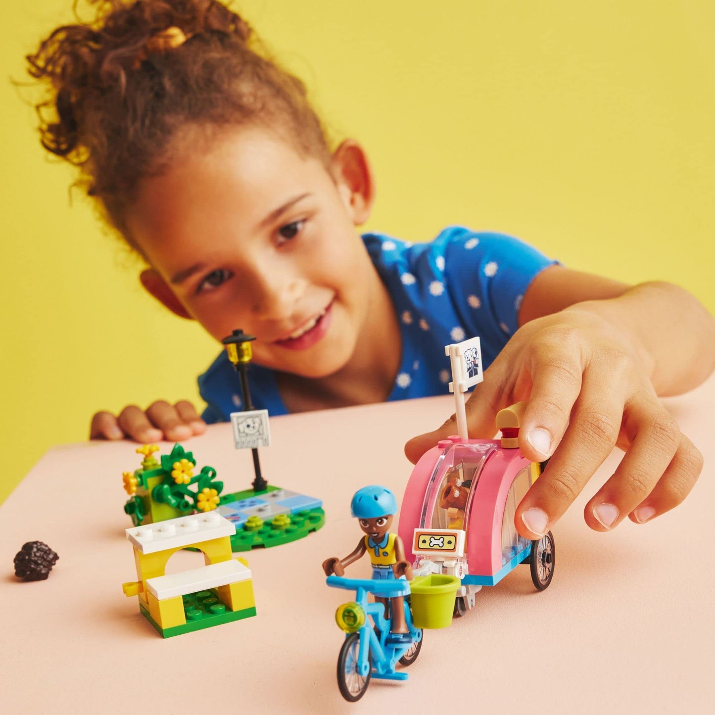LEGO Friends Dog Rescue Bike Building Set, Pretend Play Animal Toy Playset for Pet-Loving Kids, Girls and Boys Ages 6 and Up with Puppy Toy Pet Figure