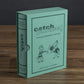 WS Game Company Catch Phrase Game Vintage Bookshelf Edition in Linen-Wrapped Book Case - Electronic Timer & 16 Double-Sided Disks Featuring 2,300+