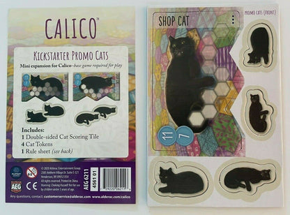 AEG & Flatout Games | Calico Kickstarter Promo Cats Mini Expansion | Adds New Scoring Options & More Ways to Play | Ages 10+