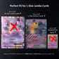 Rieton Jumbo Card Sleeves Size L -5.4'' x 7.4'', 100 Micron Exact Fit Sleeves for Jumbo Cards L (100 Pack)