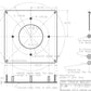 Arcade Game 3 inch Trackball Metal Mounting Kit, works with RA-TRACK-BALL