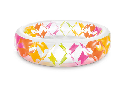 INTEX 56494EP Swim Center Inflatable Pinwheel Swimming Pool, 90" x 22", for Ages 6+