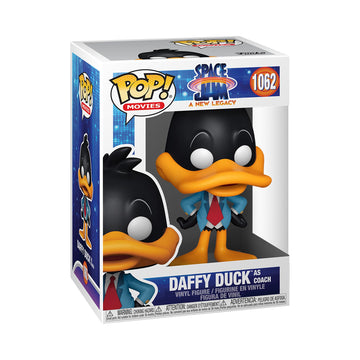 Funko POP Movies: Space Jam, A New Legacy - Daffy Duck as Coach, Multicolor, Standard (55980)