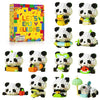 HIGH GODO 12Pack Pandas Party Favors Building Set, 1977PCS Cute Animals Set for Goodie Bag Stuffers Classroom Prizes, Party Favors Birthday Easter