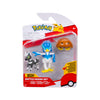 Pokémon Battle Figure 3-Pack - Quaxwell, Blitzle, & Kabuto - Articulated 3-Inch Authentic Action Figures - Kids Toy Gift Collectible Set - Ages 4+